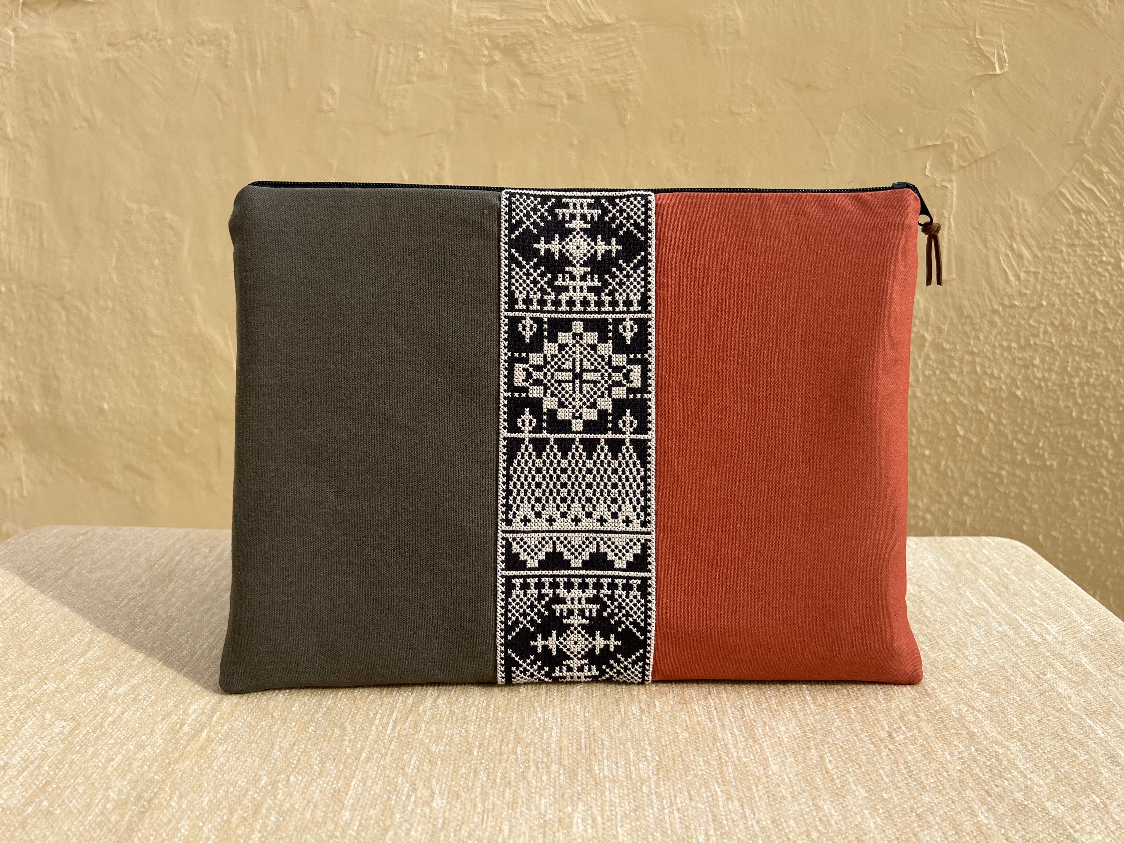 Handmade Embroidered Multi-Color Laptop Bag