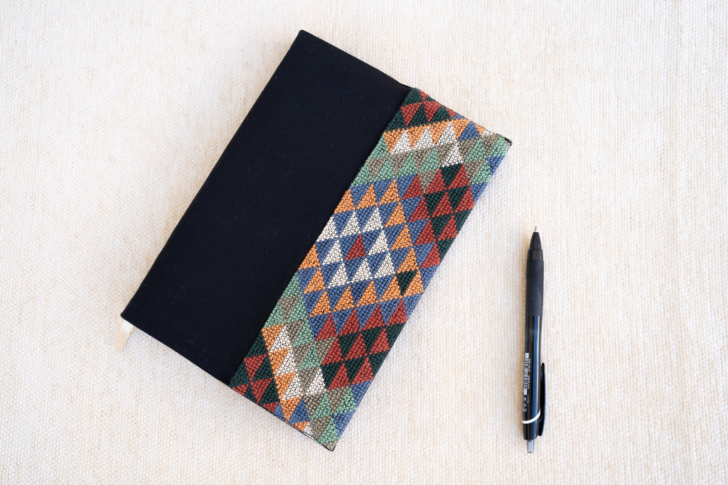 Handmade Embroidered notebook cover (Size A5)