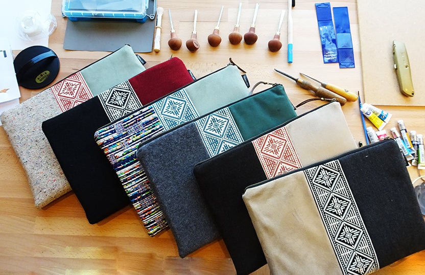 Handmade Embroidered Multi-Color Laptop Bag